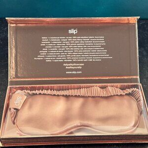 Slip Pure Silk Sleep Mask Rose Gold 100% Mulberry Silk 22 Momme NEW IN BOX